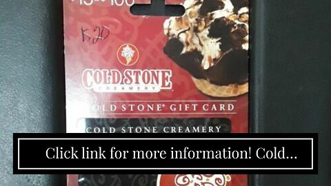 Click link for more information! Cold Stone Creamery Gift Cards, Multipack of 3