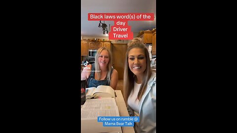 Black laws words of the day DRIVER & TRAVEL