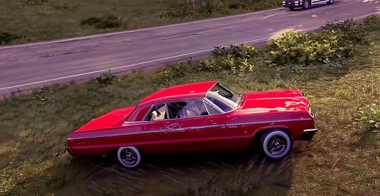 1964 Impala super sport 409. It was his last honk.