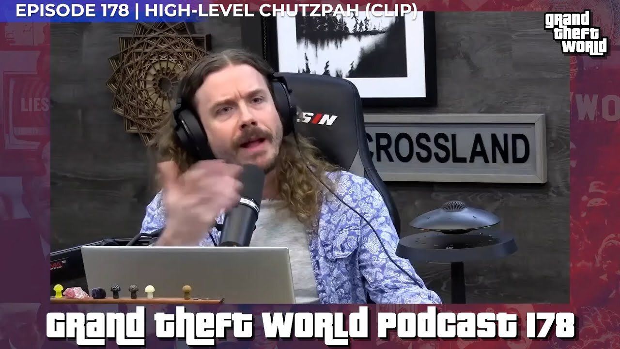 Richard Grove DISMANTLES Pro-Israel TimcastIRL Guest | #GrandTheftWorld 178 (clip)