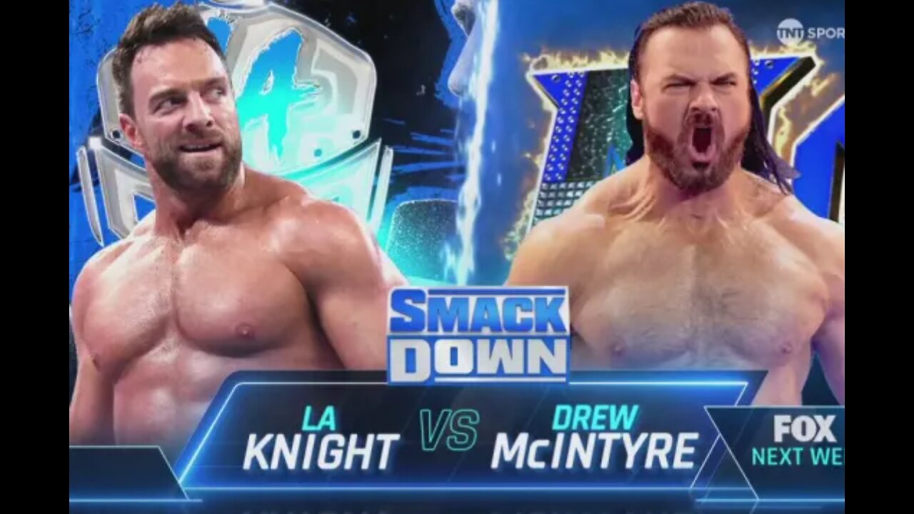 DrewMcintyre vs LA Knight 👍👍 #WWE SmackDown