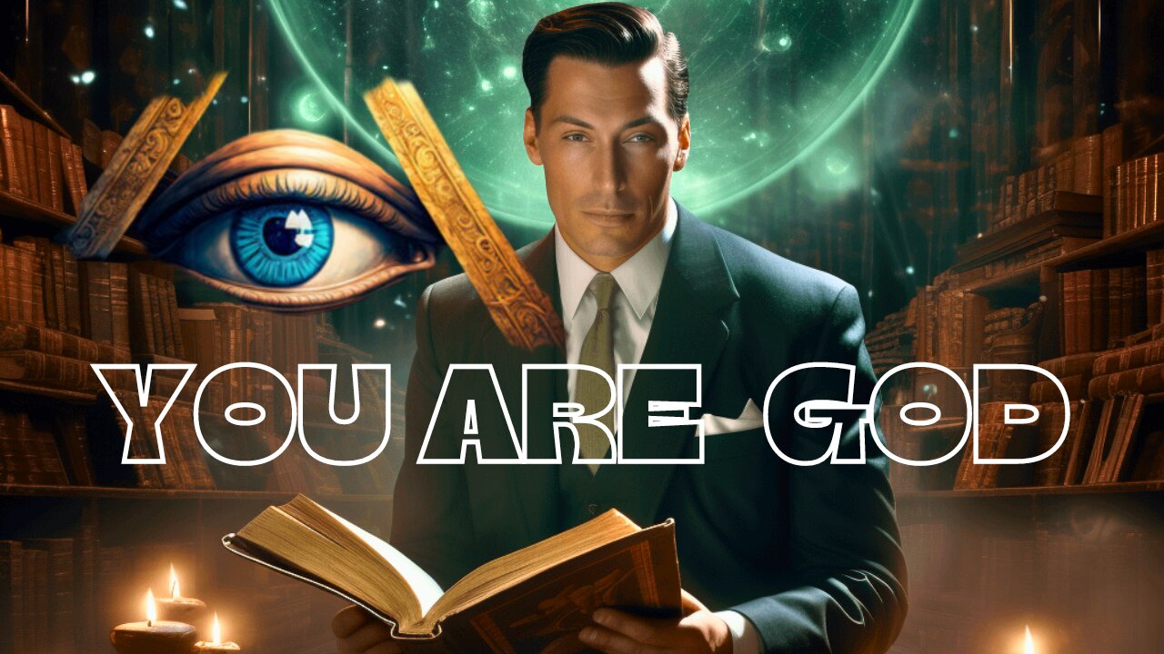 NEVILLE GODDARD, YOU ARE GOD...(EYE OPENING)