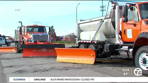 Crews prepare to respond to the winter storm