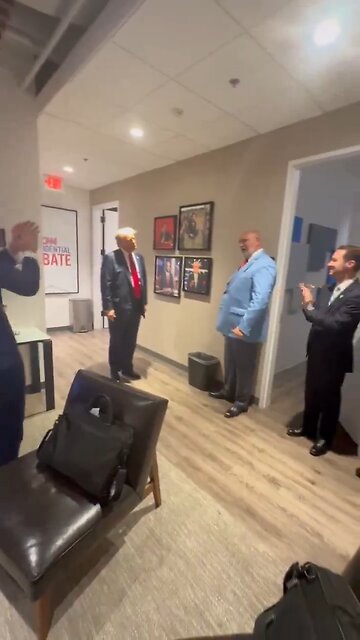 President Trump emerges victorious from the debate