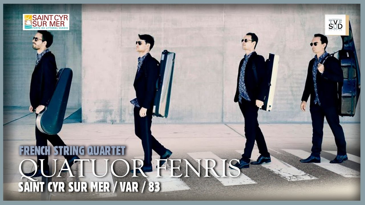 Saint-Cyr-sur-Mer / Le Quatuor Fenris à La Chapelle des Lecques Concert / Haydn TURINA Chostakovitch