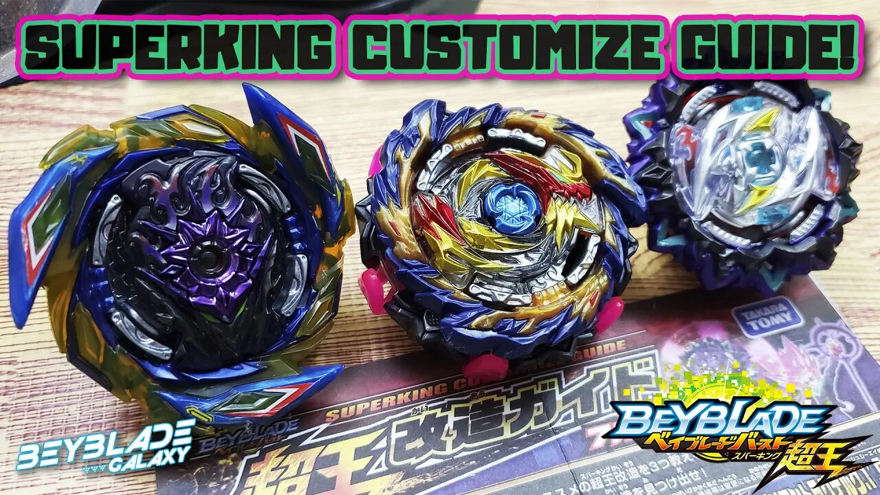 SuperKing Customize Guide versão VARIANT LUCIFER - Beyblade Burst ベイブレードバースト