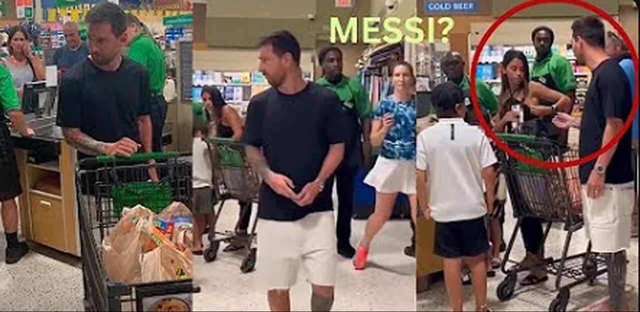 When Lionel Messi Goes shopping as a normal person This Happened_1080p