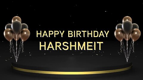 Wish you a very Happy Birthday Harshmeit