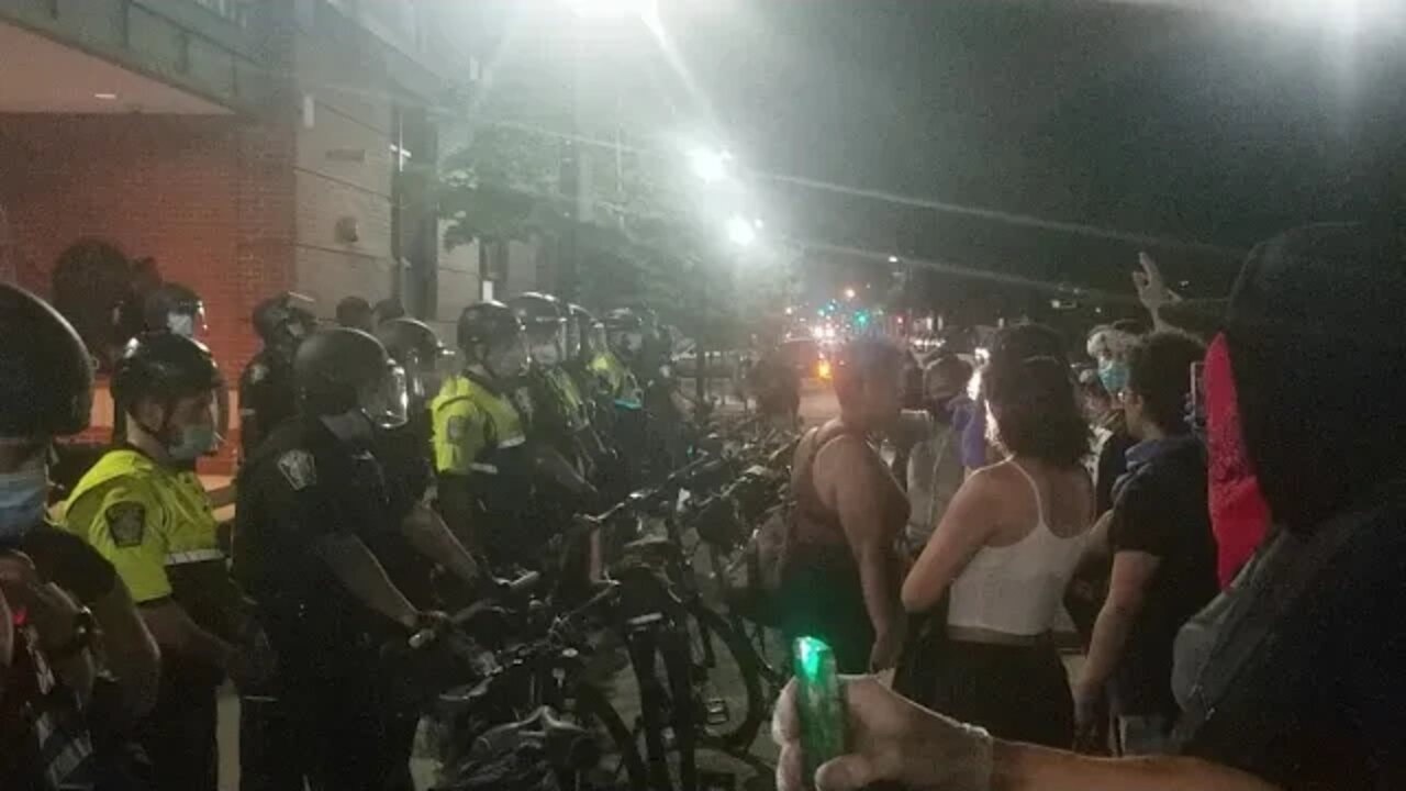 Boston Police Protests District 4. Like Share And Subscribe!