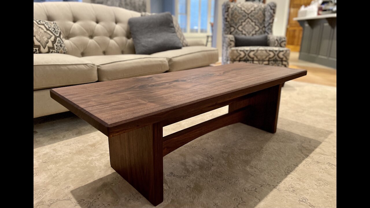 Black Walnut Slab Coffee Table just in time for Christmas!