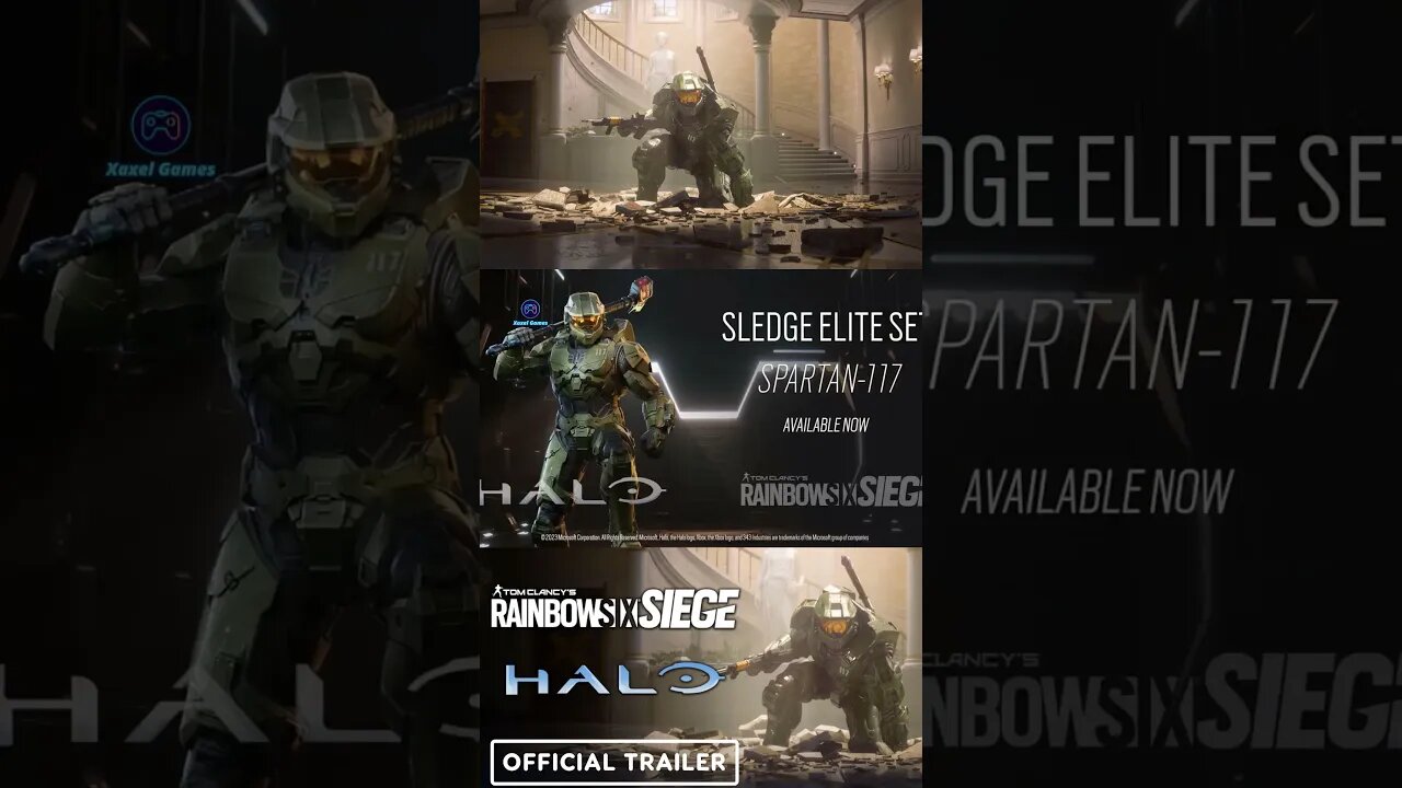 Rainbow Six Siege x Halo - Official Elite Sledge Crossover Trailer #ign #shorts #halo