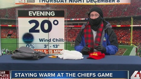 What to wear to stay warm at the Chiefs game