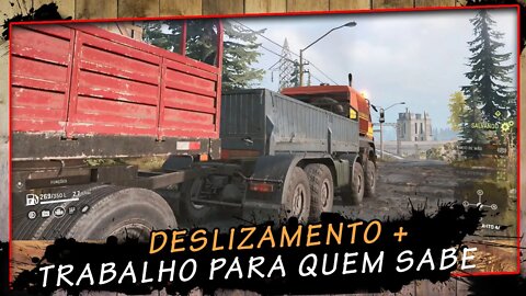 SnowRunner, Deslizamento + Trabalho Para Quem Sabe, Gameplay PT BR #14