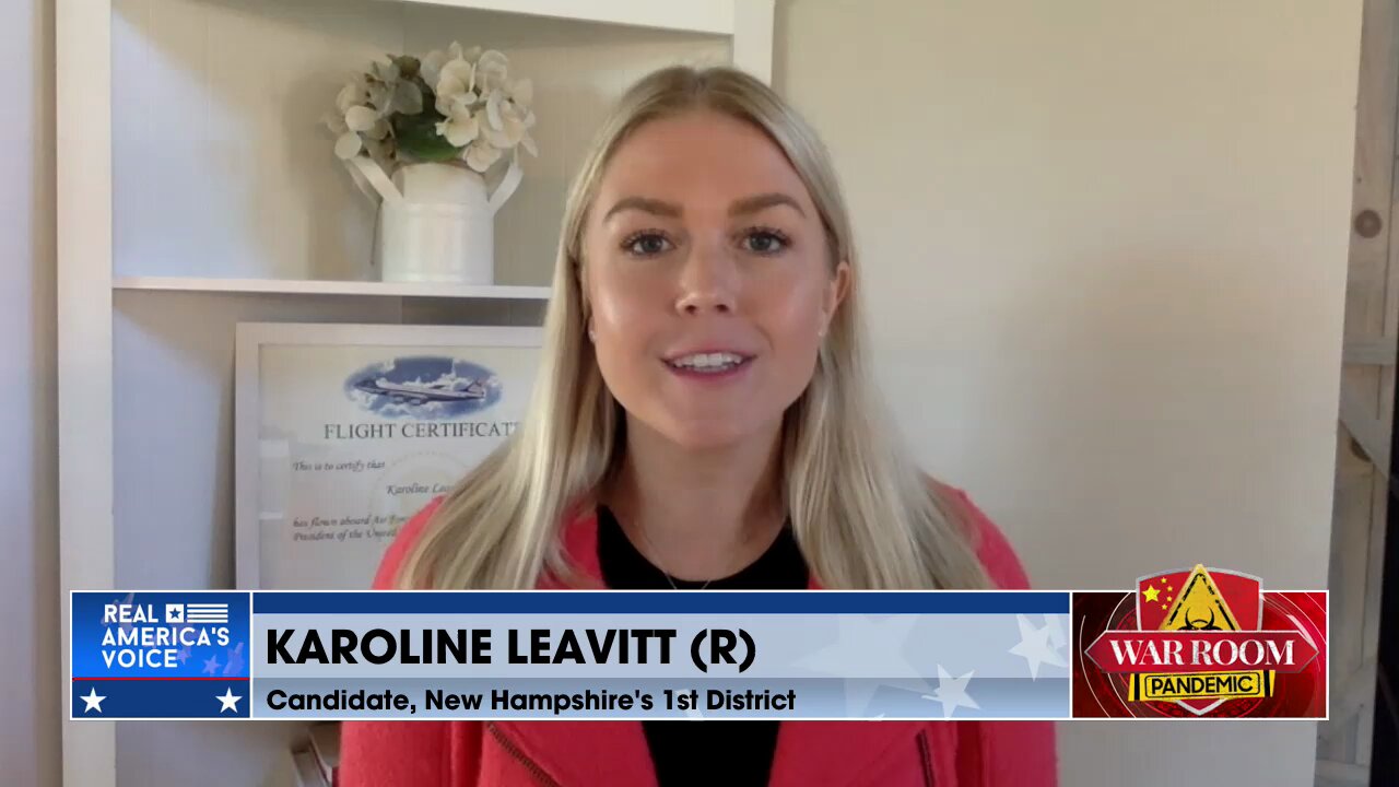 NH-1 Karoline Leavitt: Opponent Chris Pappas Is A Puppet Of The Bigen Regime