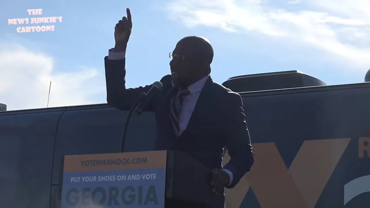 Super Entertaining Warnock Monday Rally in Georgia.