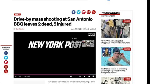 德克薩斯州聖安東尼奧燒烤場發生大規模槍擊事件 2死5傷