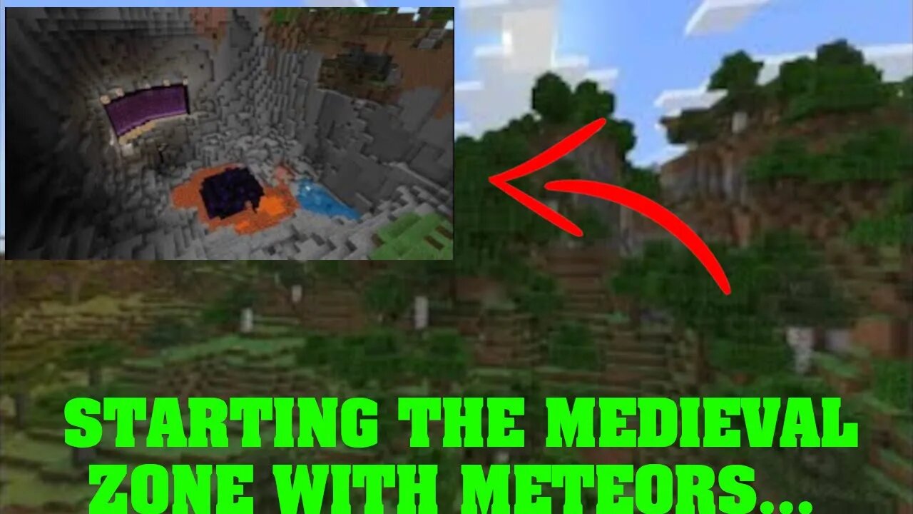 Starting the Medieval Zone with Meteors and Castles... - Minecraft City Build Part 8 w/ Izak.playzs