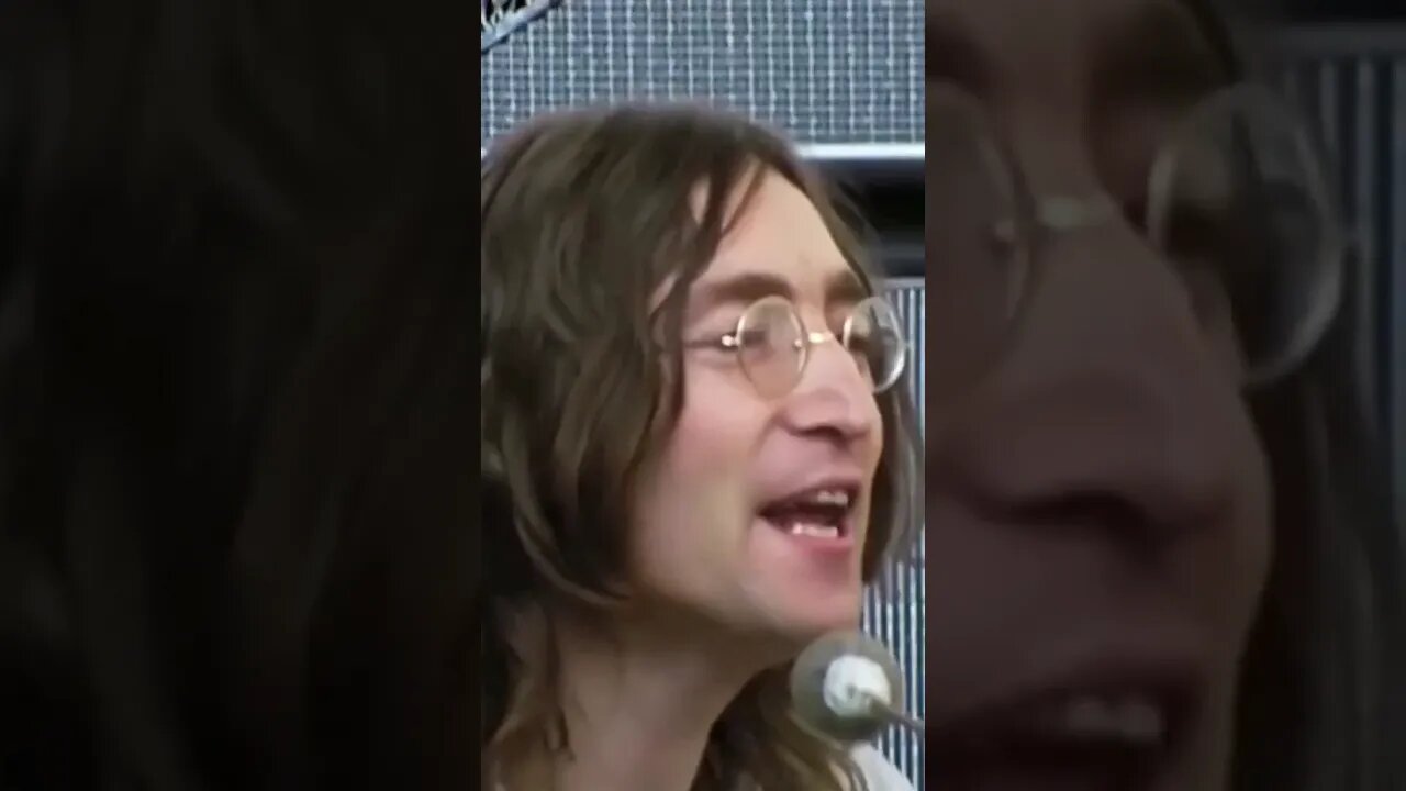 John Lennon singing "Let It Be" #Shorts