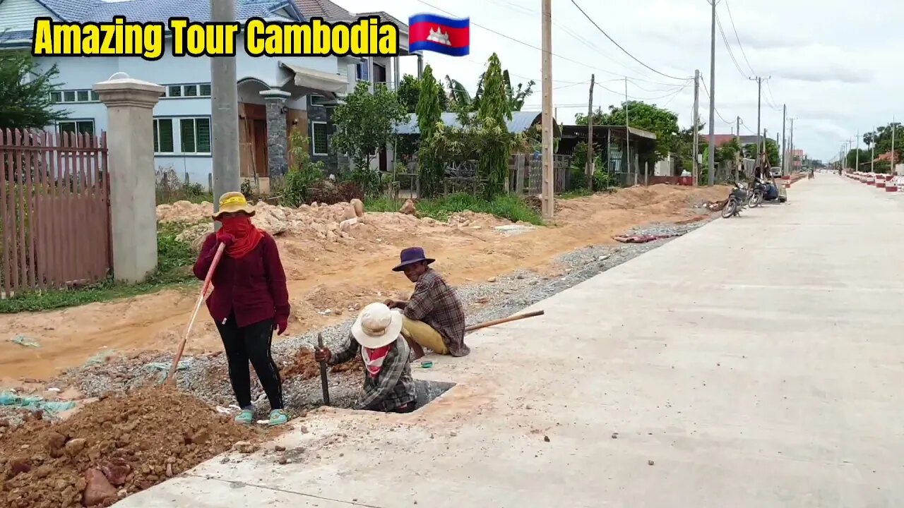 Tour Siem Reap2021, Developing Government New Project Road 38 line KOKPATRY / Amazing Tour Cambodia.