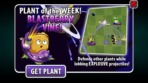 Plants vs Zombies 2 - Penny's Pursuit -Seedium Plant Showcase -Blastberry - April 2023