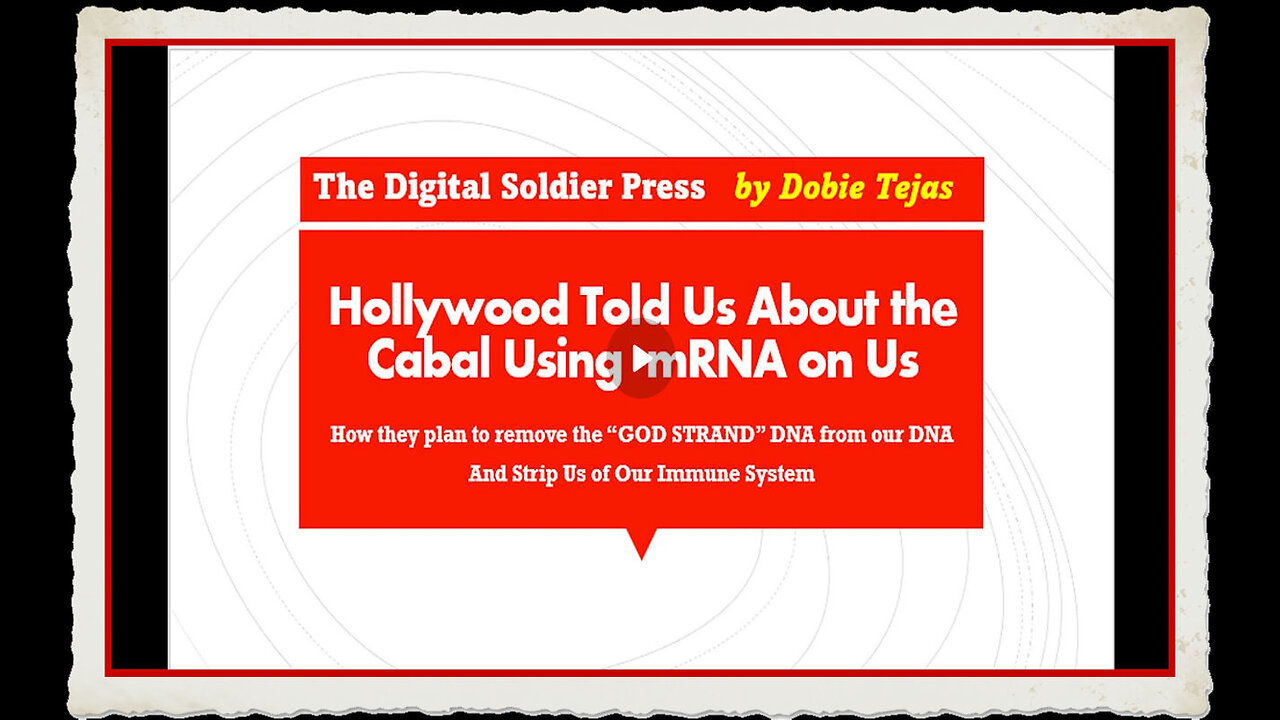 Hollywood Warned Us about mRNA in 2016