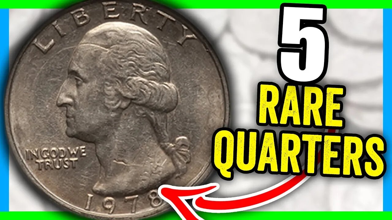 5 RARE ERROR QUARTERS WORTH MONEY - WASHINGTON QUARTERS TO LOOK FOR IN CIRCULATION!!