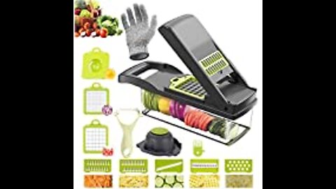 Full star 9-in-1 Deluxe Vegetable Chopper Kitchen #Amazon @Amazon