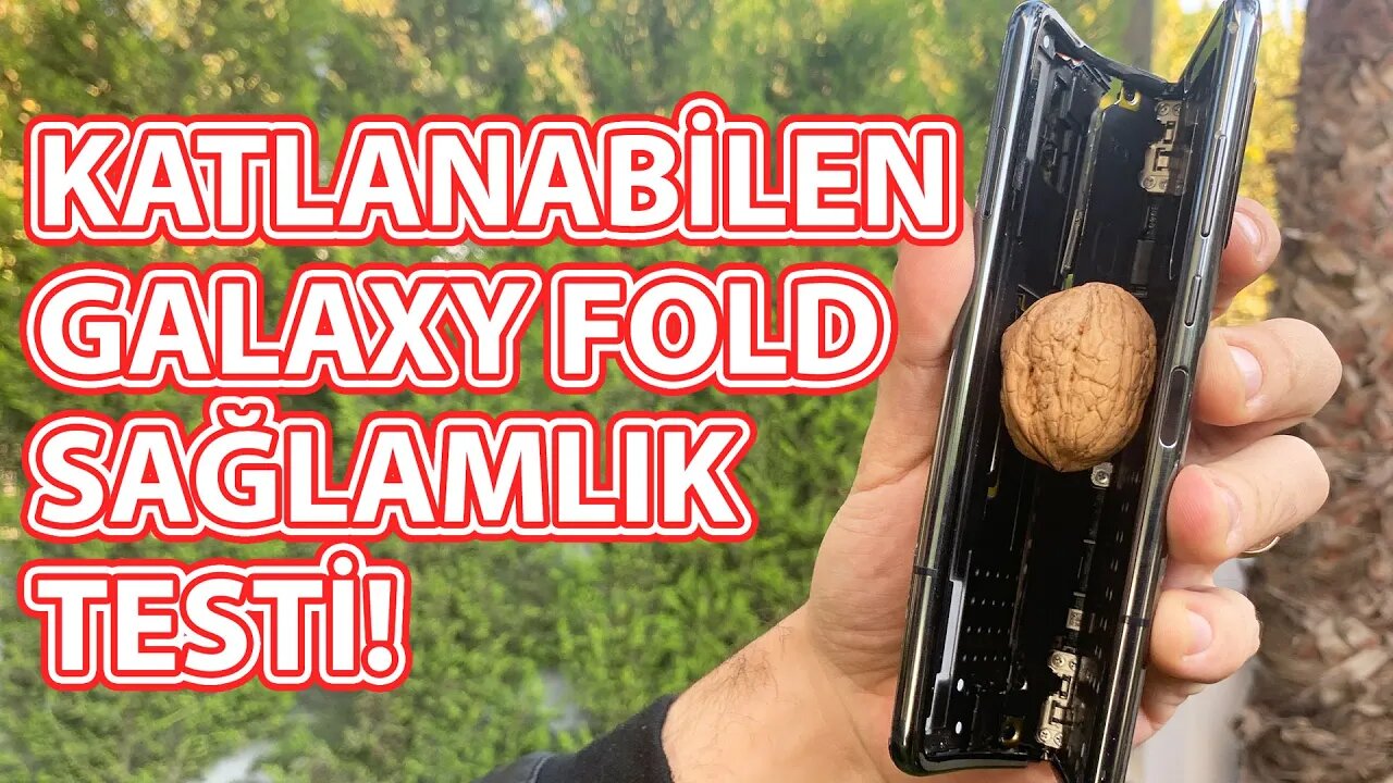 Bize Katlanamadı! - Katlanan Telefon Galaxy Fold İle Ceviz Kırmayı Denedik!