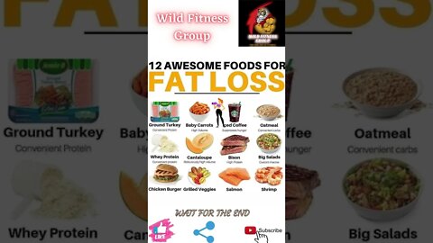 🔥12 awesome foods for fat loss🔥#shorts🔥#wildfitnessgroup🔥25 April 2022🔥