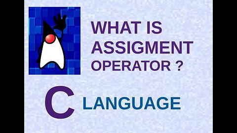 what is assigment operator?