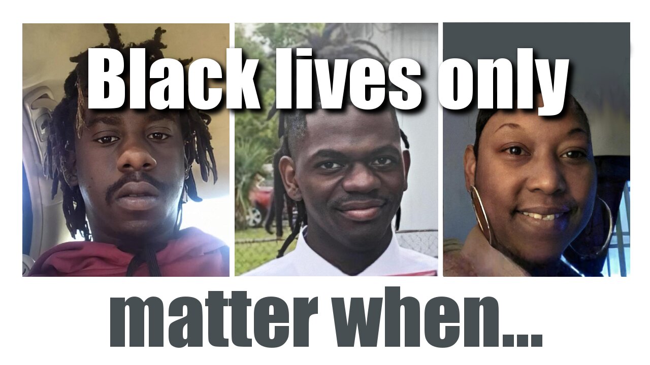 Black lives matter (when the perp is white)