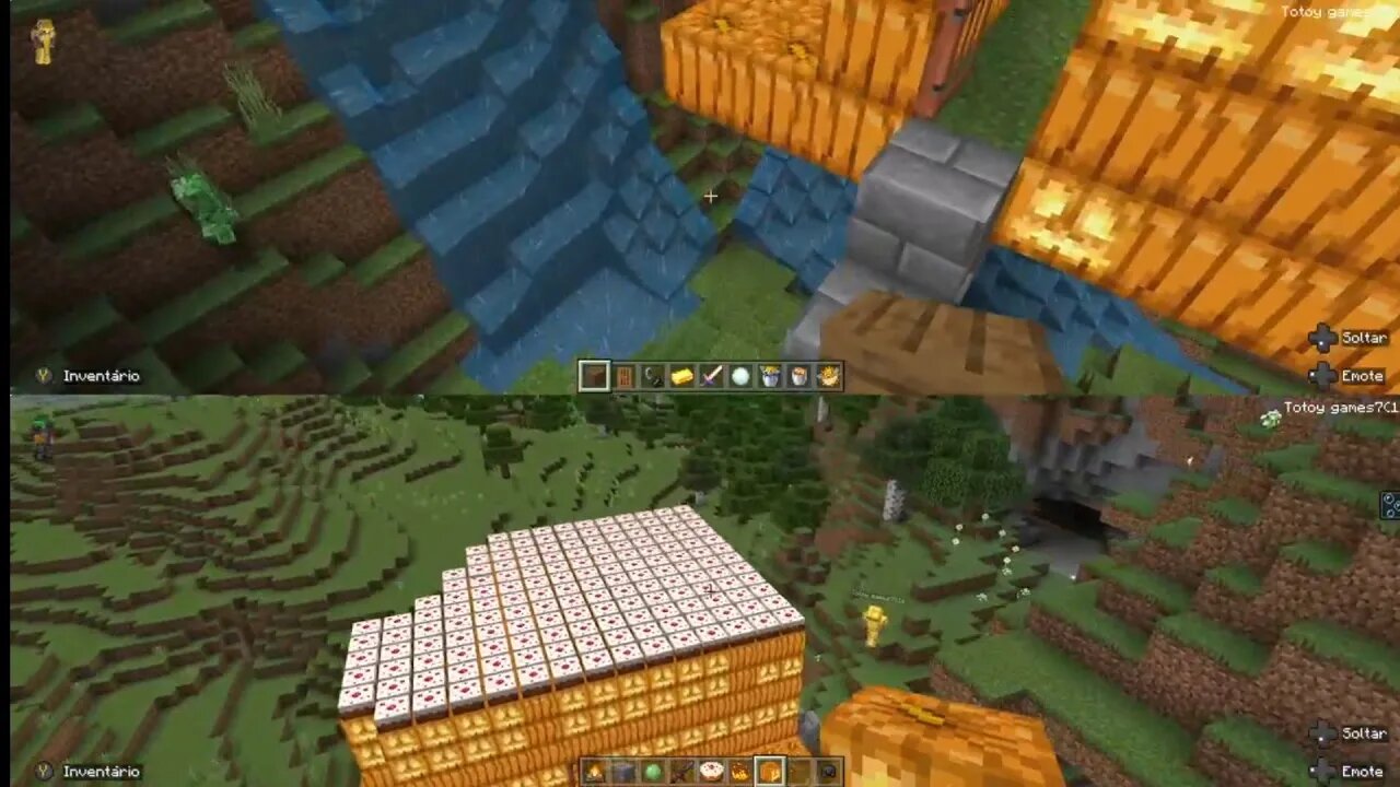 MINECRAFT - FIZEMOS UMA CASA DE TORTA DE ABOBORA - TWITCH - TOTOY GAMES @NEWxXx Games #minecraft