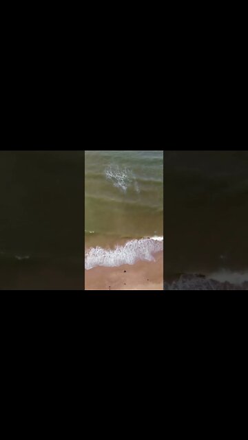 View of waves from above