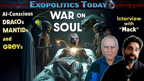 The Cosmic War between Soul-bearing Humans and AI-Conscious Dracos & Grays
