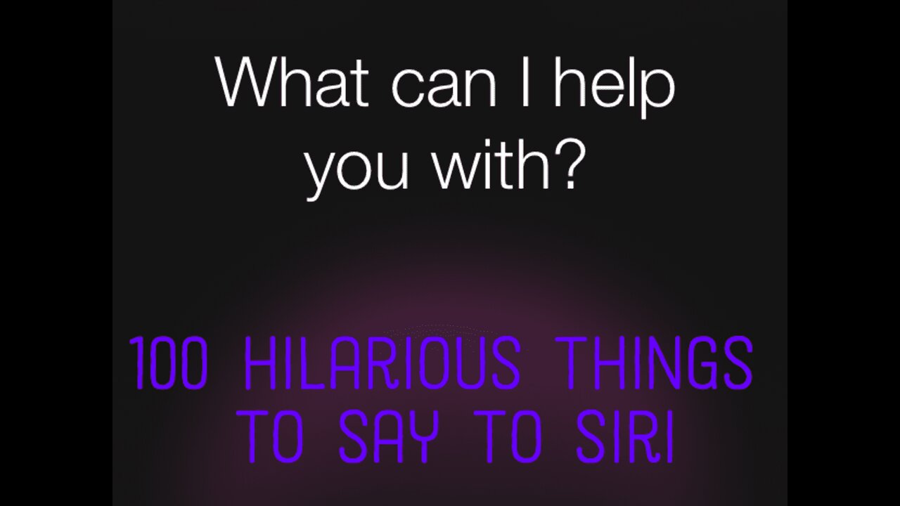 When Siri Is Fed Up With You And One Day She Bursts Out