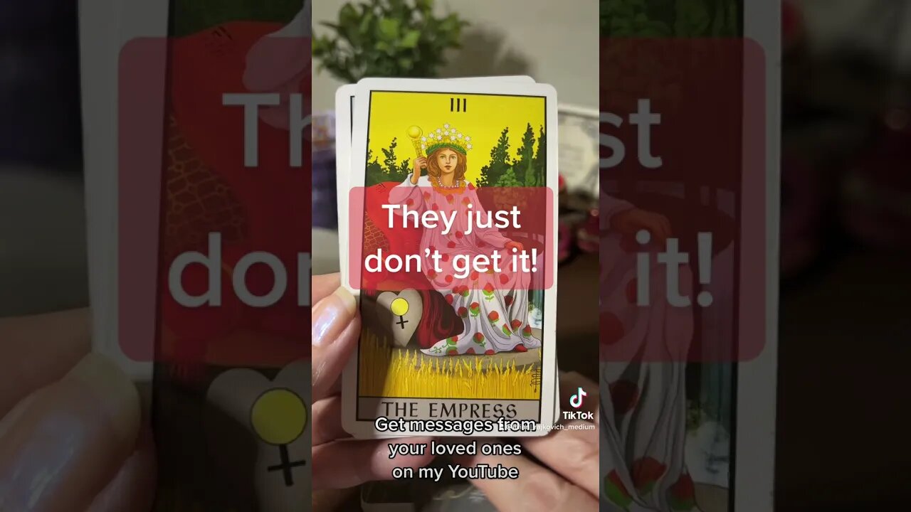 They just don’t get it. #tarotcards #Guidance #Message #YouTube #TikTok￼