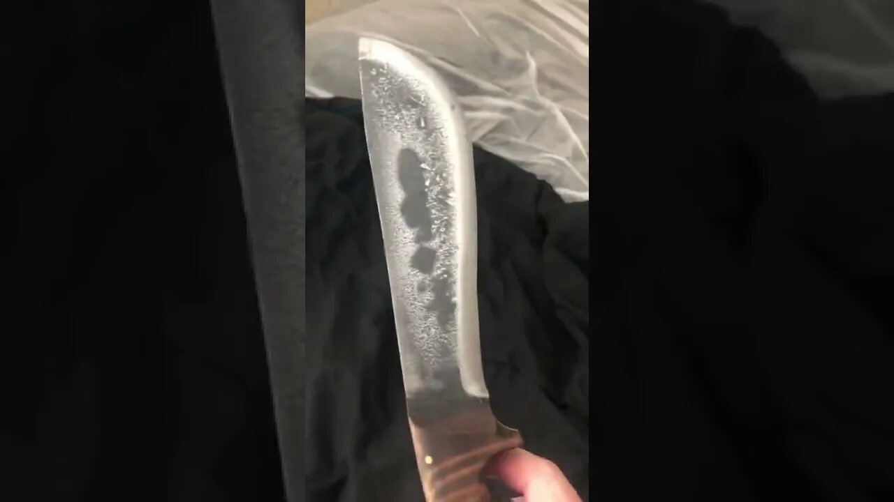 Cleaning custom knife