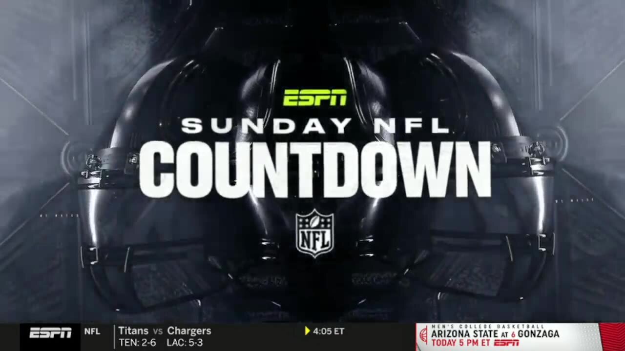 ESPN Sunday NFL Countdown LIVE 11/10/2024 | Ryan Clark, Marcus Spears & Adam Schefter breaks Week 10