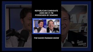Republican Candidate Asks Me if I'm Possessed by Demons #shorts