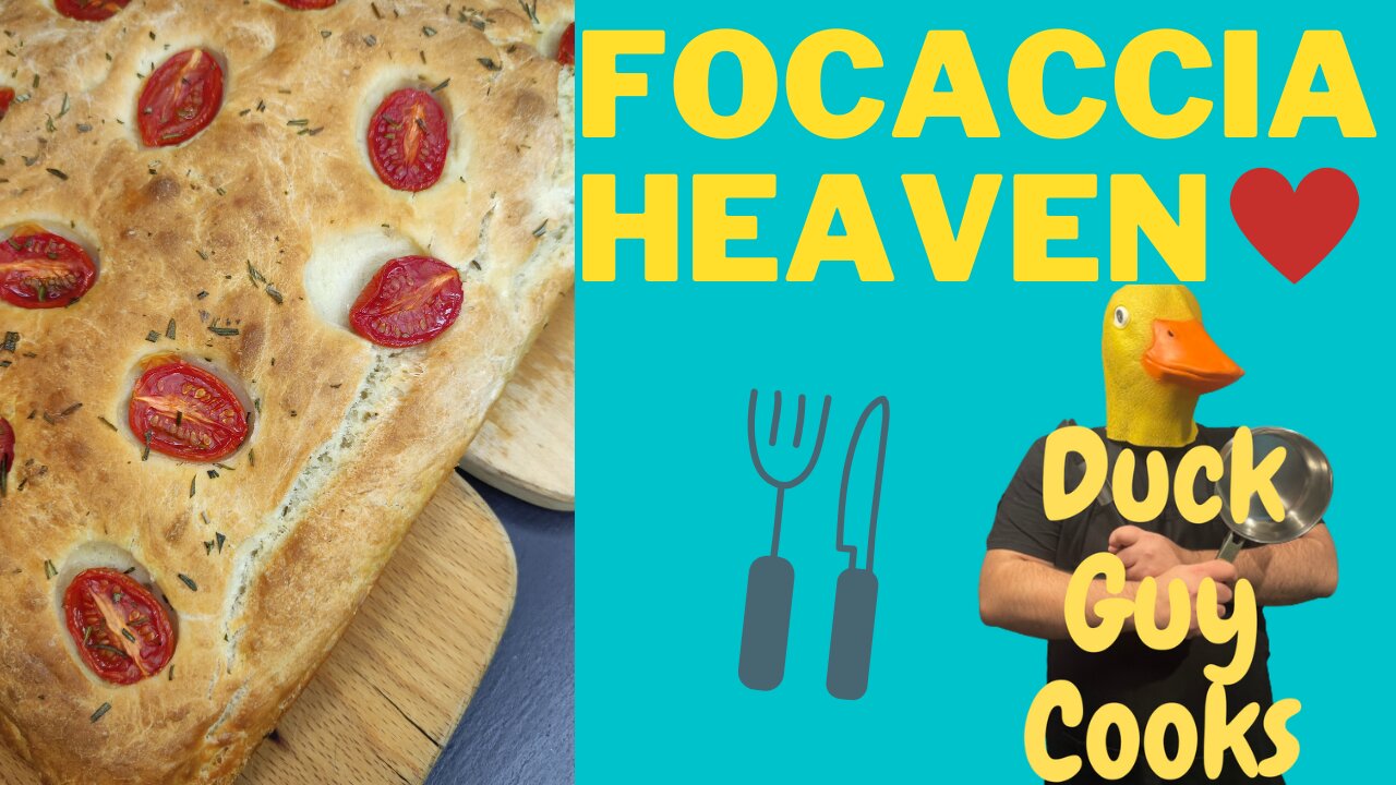 Focaccia Heaven: Cherry Tomato & Rosemary Edition