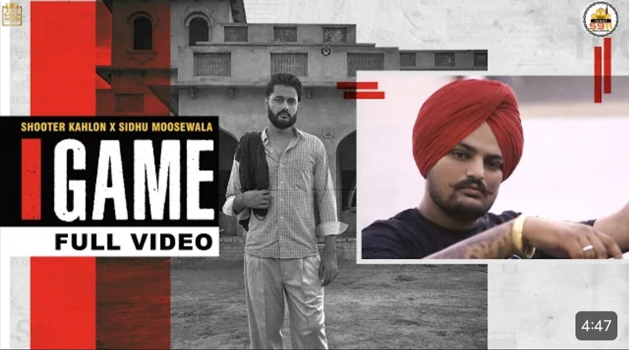 GAME (Full Video) Shooter Kahlon | Sidhu Moose Wala |