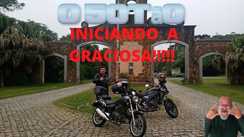 Iniciando a graciosa #ocinquentao #marcao motovlog # viagem