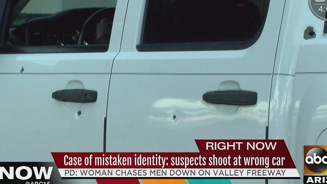 Suspects allegedly shoot womanâs car, thought she was someone else