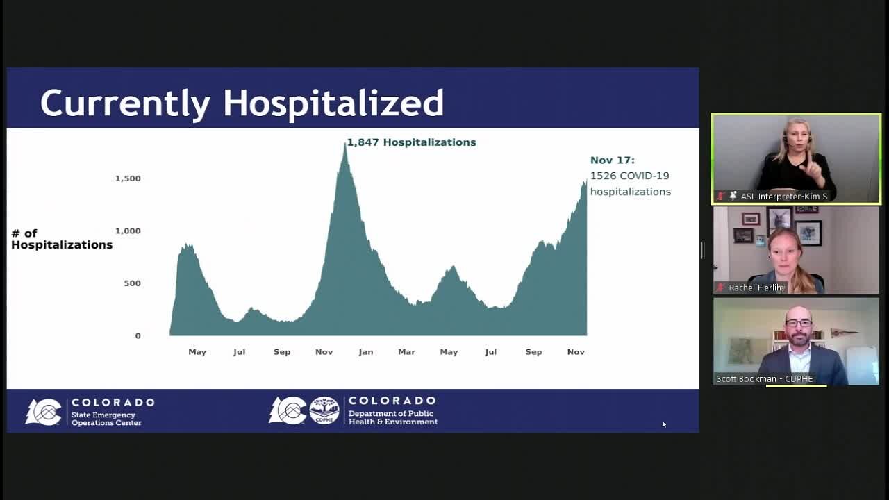 CDPHE update on COVID-19 Colorado for Wednesday, Nov. 17