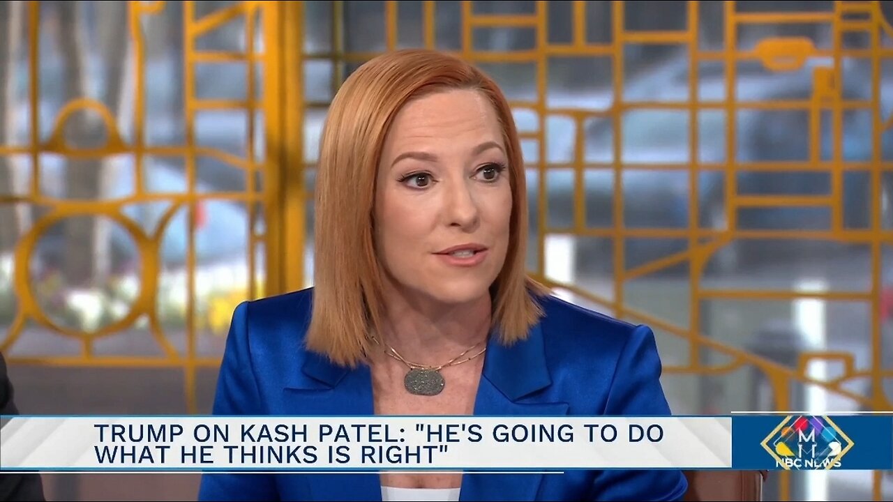 Jen Psaki Suggests Trump Will Go After His Political Enemies