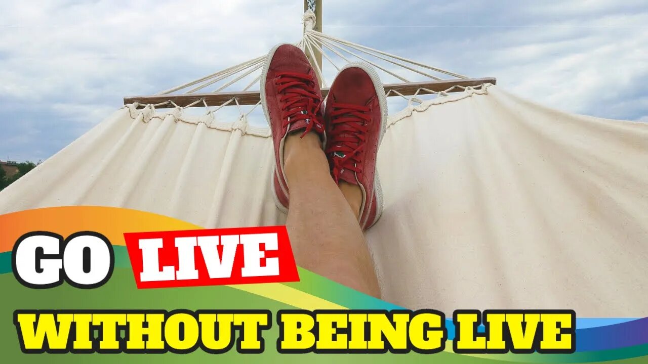 🔥🤯 How To Go Live WITHOUT Being Live (Facebook AND Youtube!)