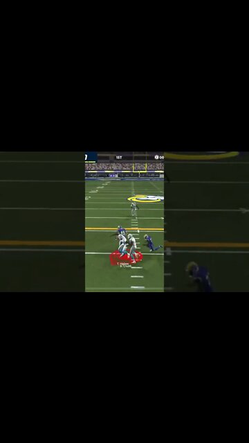 Rams TE Tyler Higbee Double Coverage Pass Reception - Madden NFL 22 Mobile Football