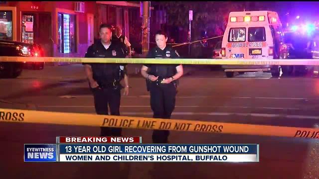 13 year-old in ICU after double shooting on Buffalo's West Side