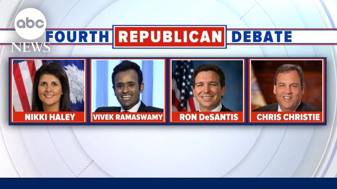 GOP debate: 4 Republican presidential candidates set to take debate stage