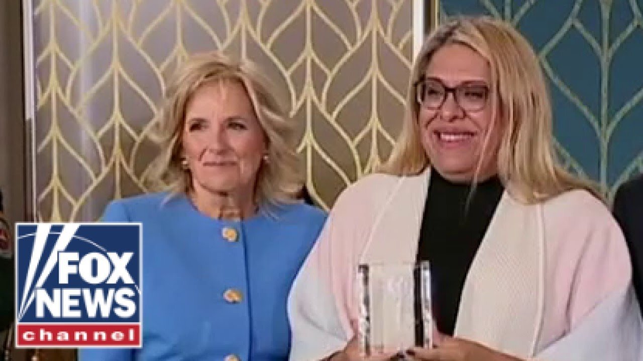 'The Five': Jill Biden honors biological male on International Women's Day